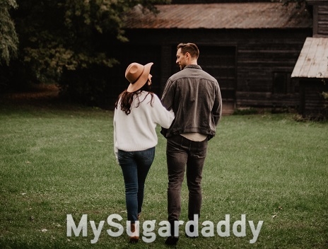 Date mit Sugardaddy - Spaziergang